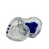 Cuore di vetro con Rose stabilizzate - immagine 2