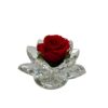 Rosa stabilizzata su petali di cristallo - immagine 2