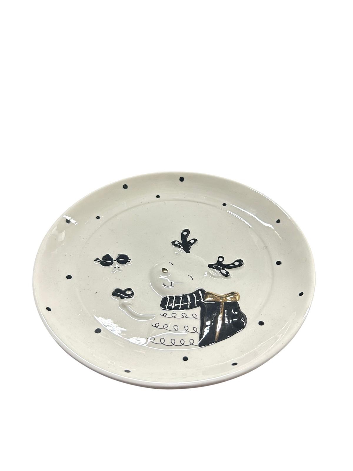 Piatto di ceramica natalizio - immagine 2