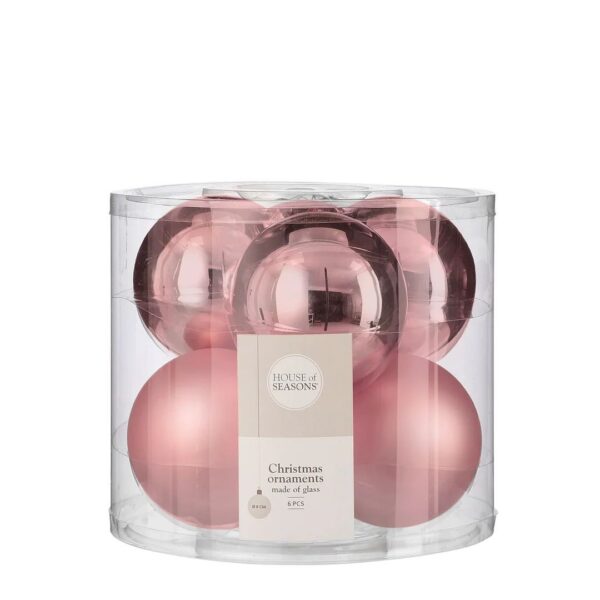 Box palline di Natale in vetro - immagine 3
