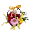 Dalia: Bouquet di fiori e Mimosa in vaso - immagine 2