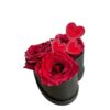 Beatrice: Scatola con 3 Rose rosse - immagine 2