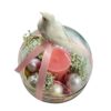 Boule pasquale con candela profumata e fiori freschi - immagine 2