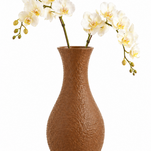 Vaso decorativo con orchidee